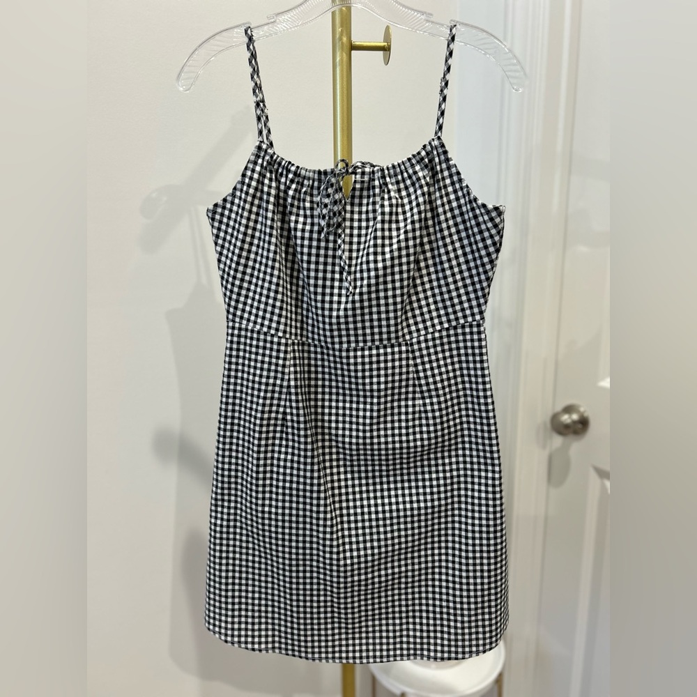 70°F/21°C Plaid Mini Dress